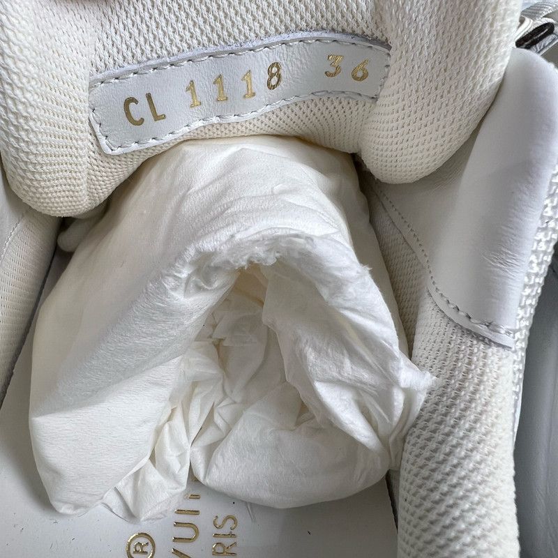 Louis Vuitton Louis Vuitton Sporty White Sneakers 0079 Size US 5.5 / EU 38 - 5 Thumbnail