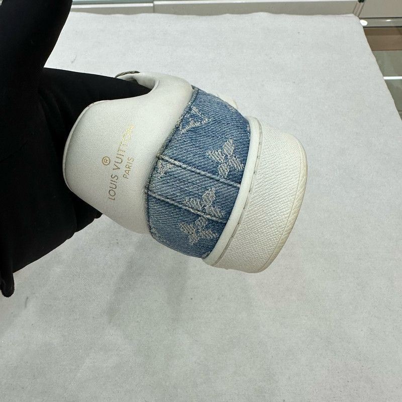 Louis Vuitton Louis Vuitton Luxembourg Denim Sneakers for Men 0079 Size US 7.5 / EU 40-41 - 17 Thumbnail