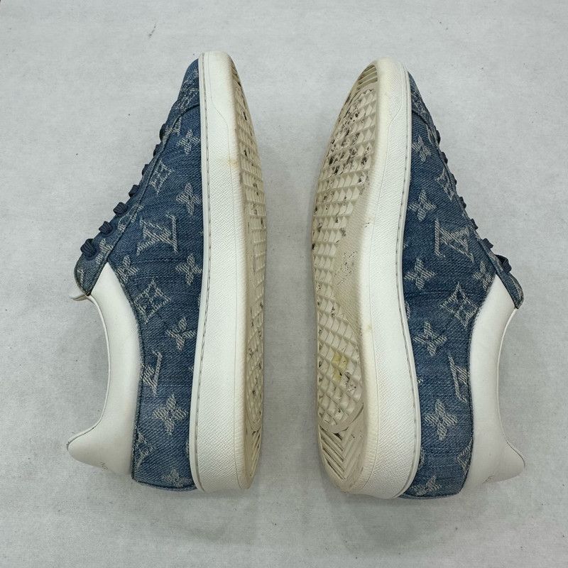 Louis Vuitton Louis Vuitton Luxembourg Denim Sneakers for Men 0079 Size US 7.5 / EU 40-41 - 5 Thumbnail