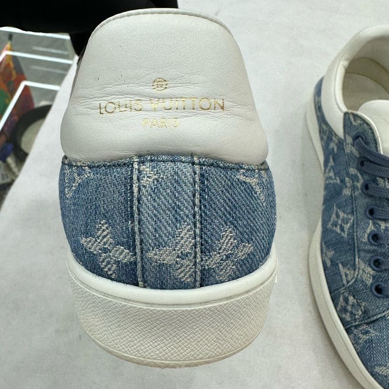 Louis Vuitton Louis Vuitton Luxembourg Denim Sneakers for Men 0079 Size US 7.5 / EU 40-41 - 12 Thumbnail