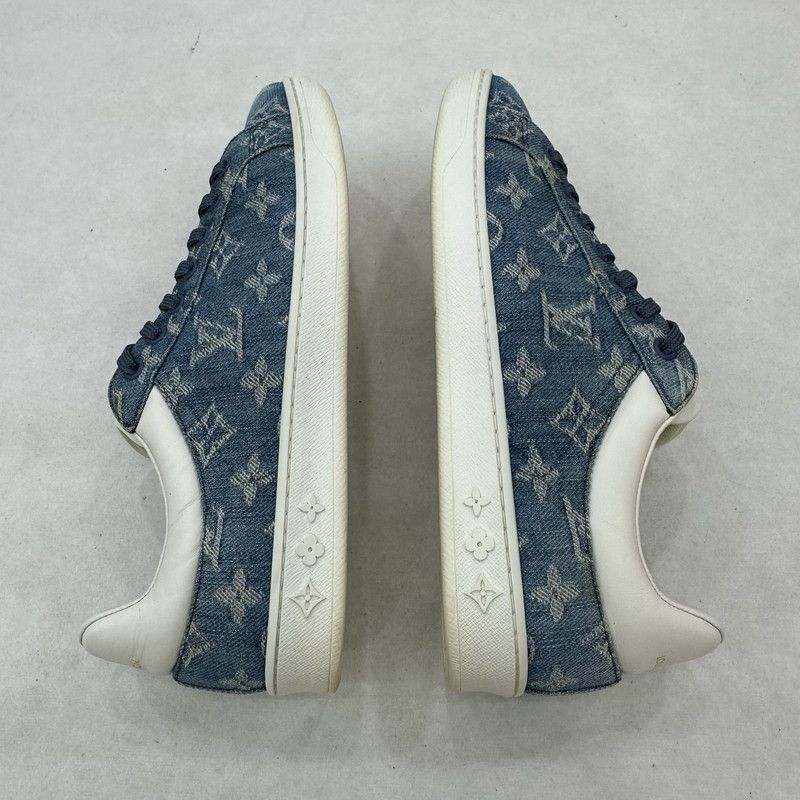 Louis Vuitton Louis Vuitton Luxembourg Denim Sneakers for Men 0079 Size US 7.5 / EU 40-41 - 6 Thumbnail