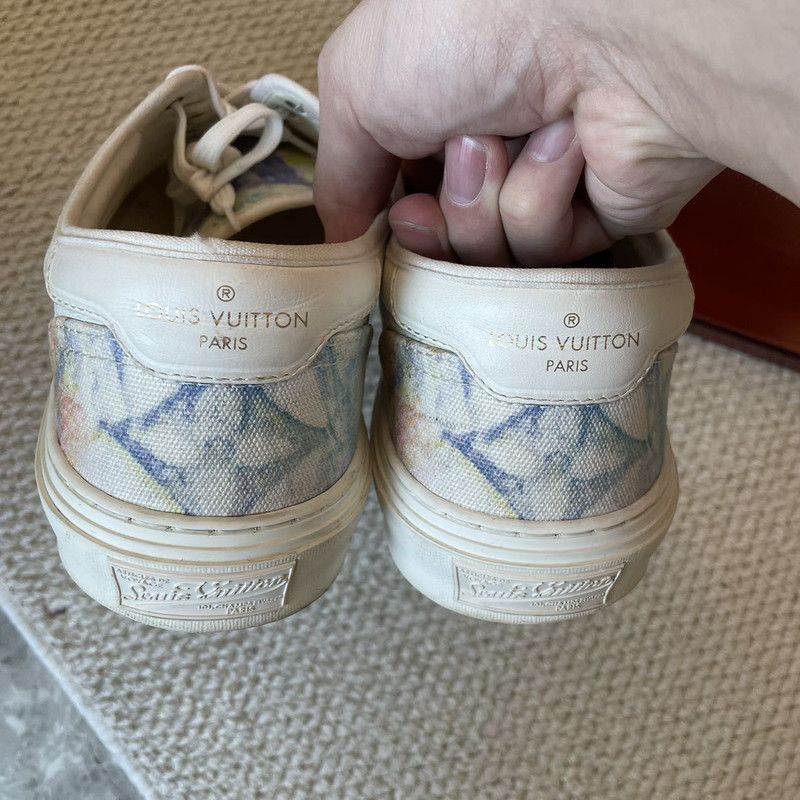 Louis Vuitton Louis Vuitton Trocadero Low Top Sneakers for Men 0079 Size US 8.5 / EU 41-42 - 3 Thumbnail