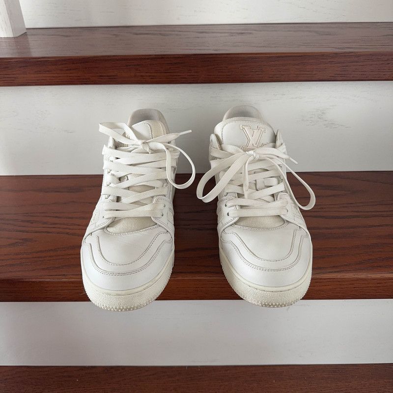 Louis Vuitton Louis Vuitton Trainer Sneaker in White 0079 Size US 9.5 / EU 42-43 - 2 Thumbnail