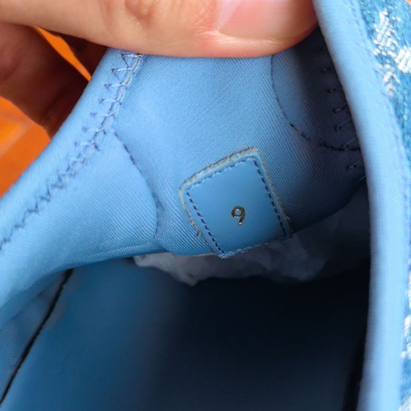 Louis Vuitton Louis Vuitton Fastlane Denim Sneakers in Navy Blue 0079 Size US 9.5 / EU 42-43 - 5 Thumbnail