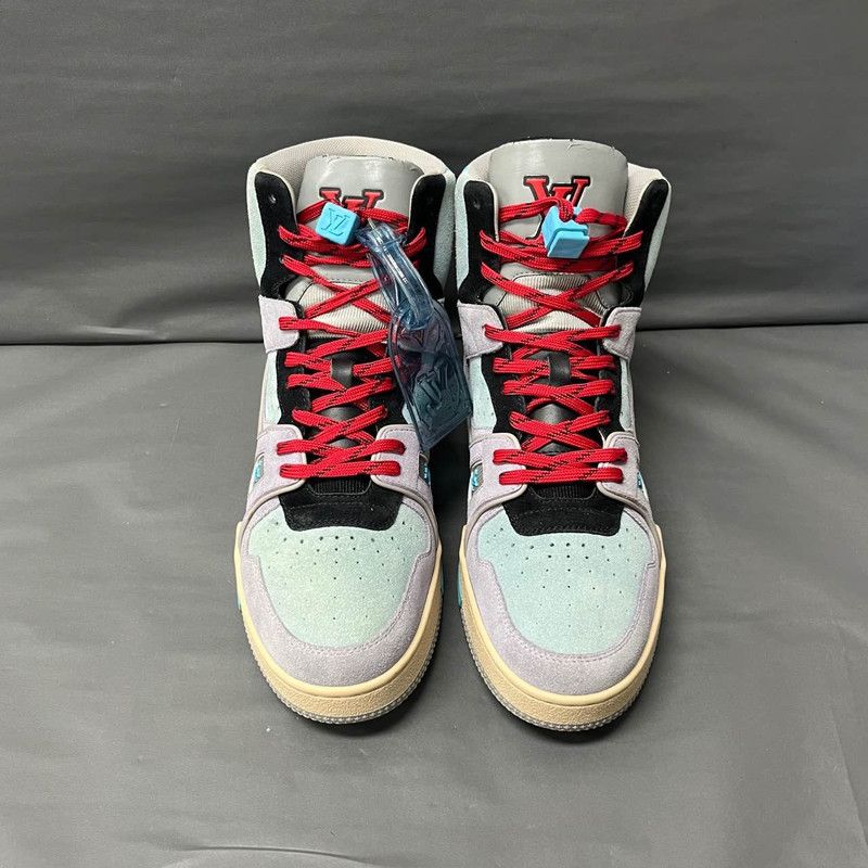 Louis Vuitton Louis Vuitton Retro Classic Logo High-Top Sneakers 0079 Size US 7.5 / EU 40-41 - 2 Thumbnail