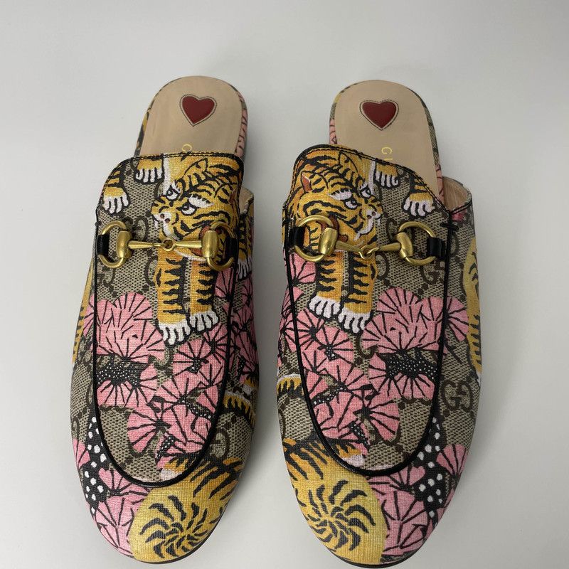 Gucci Gucci Floral Half-Slip On Shoes 0079 Size US 5.5 / EU 38 - 2 Thumbnail