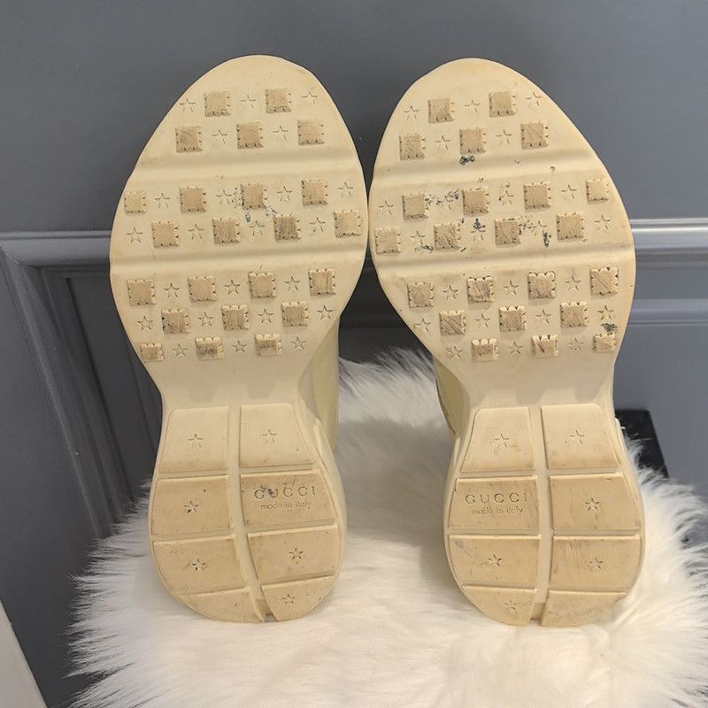 Gucci Gucci Rhyton Logo Low-top Dad Sneakers in Ivory 0079 Size US 8 / EU 41 - 4 Thumbnail