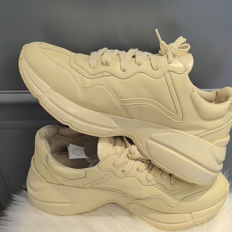 Gucci Gucci Rhyton Logo Low-top Dad Sneakers in Ivory 0079 Size US 8 / EU 41 - 7 Thumbnail