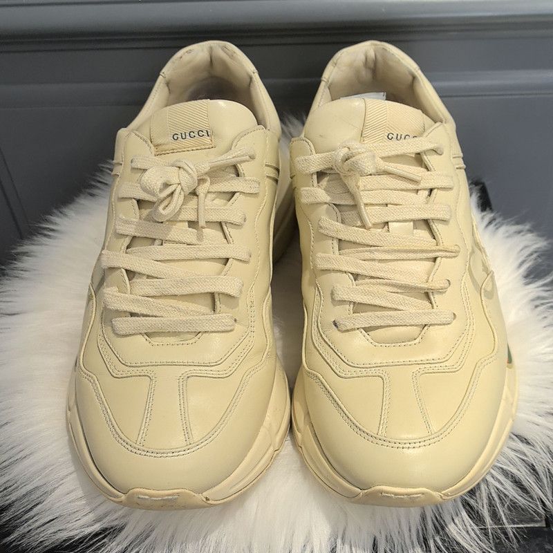 Gucci Gucci Rhyton Logo Low-top Dad Sneakers in Ivory 0079 Size US 8 / EU 41 - 2 Thumbnail