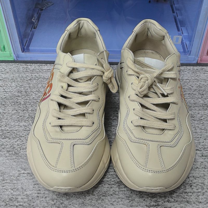 Gucci Gucci Rhyton Low-Top Beige Dad Sneakers 0079 Size US 9.5 / EU 42-43 - 2 Thumbnail