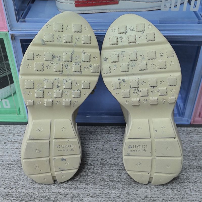 Gucci Gucci Rhyton Low-Top Beige Dad Sneakers 0079 Size US 9.5 / EU 42-43 - 4 Thumbnail