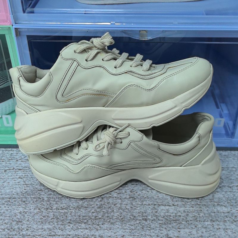 Gucci Gucci Rhyton Low-Top Beige Dad Sneakers 0079 Size US 9.5 / EU 42-43 - 6 Thumbnail