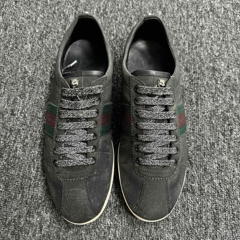 Gucci Gucci Leather Low-Top Sneakers for Men 0079 Size US 8.5 / EU 41-42 - 2 Thumbnail