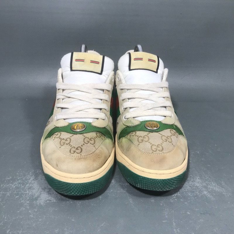 Gucci Gucci Screener Vintage Low-Top Fashion Sneakers 0079 Size US 9 / EU 42 - 2 Thumbnail