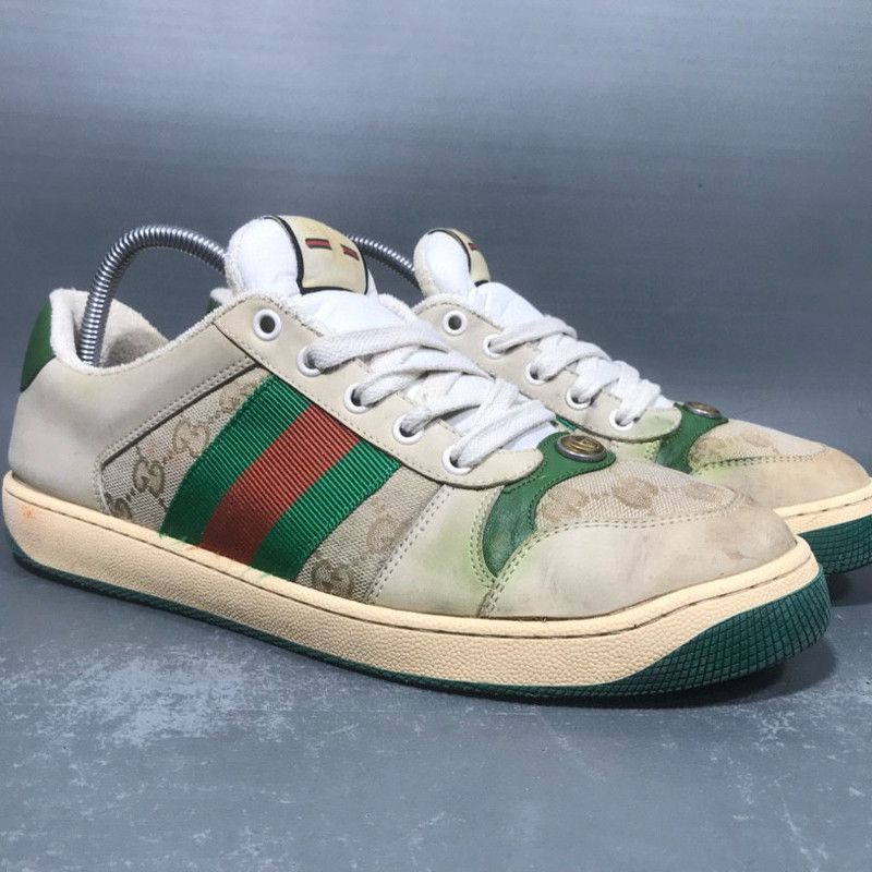 Gucci Gucci Screener Vintage Low-Top Fashion Sneakers 0079 Size US 9 / EU 42 - 6 Thumbnail