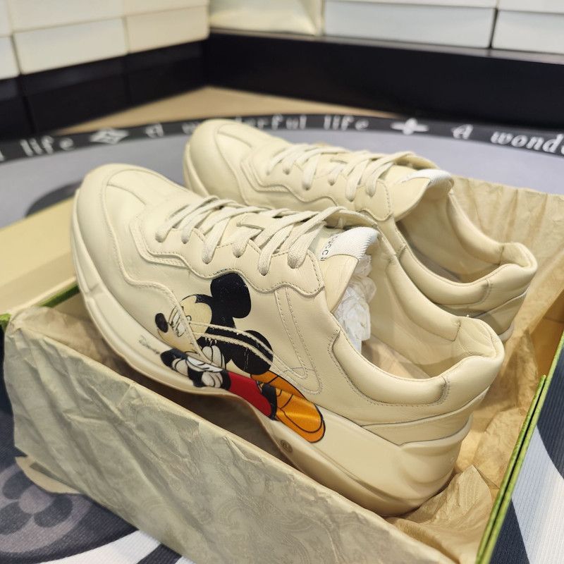 Gucci Gucci x Disney Rhyton Vintage Dad Sneakers 0079 Size US 9 / EU 42 - 8 Thumbnail