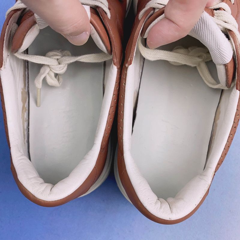 Gucci Gucci Chunky B Brown Leather Low-Top Sneakers 0079 Size US 11 / EU 44 - 7 Thumbnail