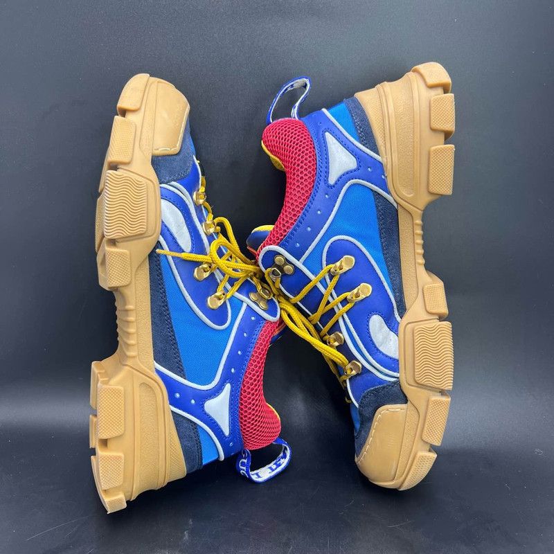 Gucci Gucci Flashtrek Low-Top Casual Sneakers for Men 0079 Size US 8.5 / EU 41-42 - 8 Thumbnail