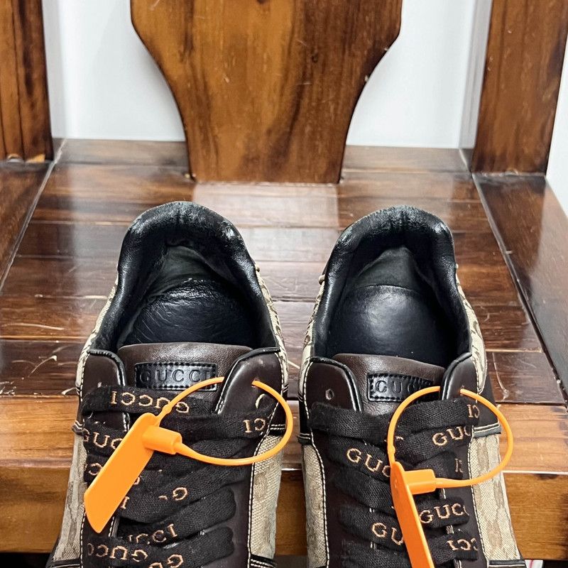 Gucci Gucci Brown Lace-Up Casual Shoes 0079 Size US 8 / EU 41 - 7 Thumbnail