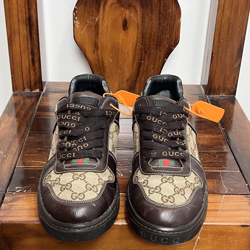 Gucci Gucci Brown Lace-Up Casual Shoes 0079 Size US 8 / EU 41 - 2 Thumbnail