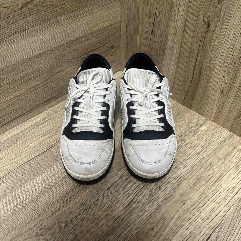 Gucci Gucci MAC80 Leather Low-Top Sneakers for Men 0079 Size US 10.5 / EU 43-44 - 2 Thumbnail
