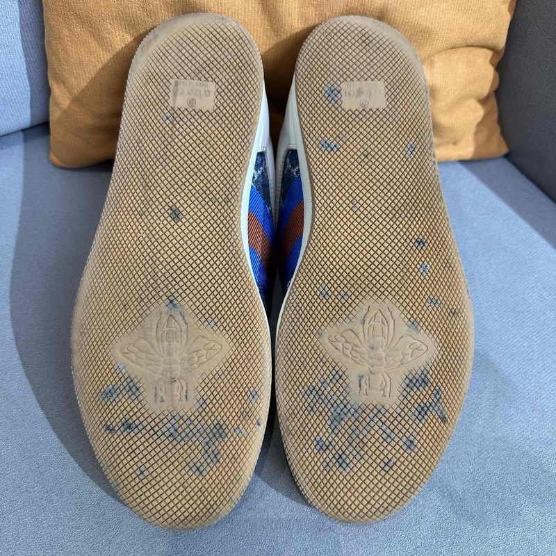 Gucci Gucci Screener Denim Fashion Sneakers for Men 0079 Size US 8 / EU 41 - 4 Thumbnail