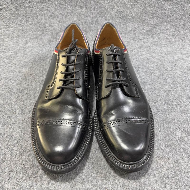 Gucci Gucci Men's Casual Leather Shoes in Black 0079 Size US 9 / EU 42 - 2 Thumbnail