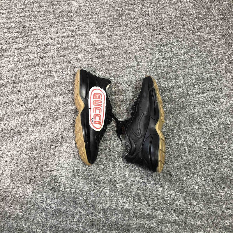 Gucci Gucci Rhyton Black and Red Casual Sneakers 0079 Size US 8 / EU 41 - 6 Thumbnail