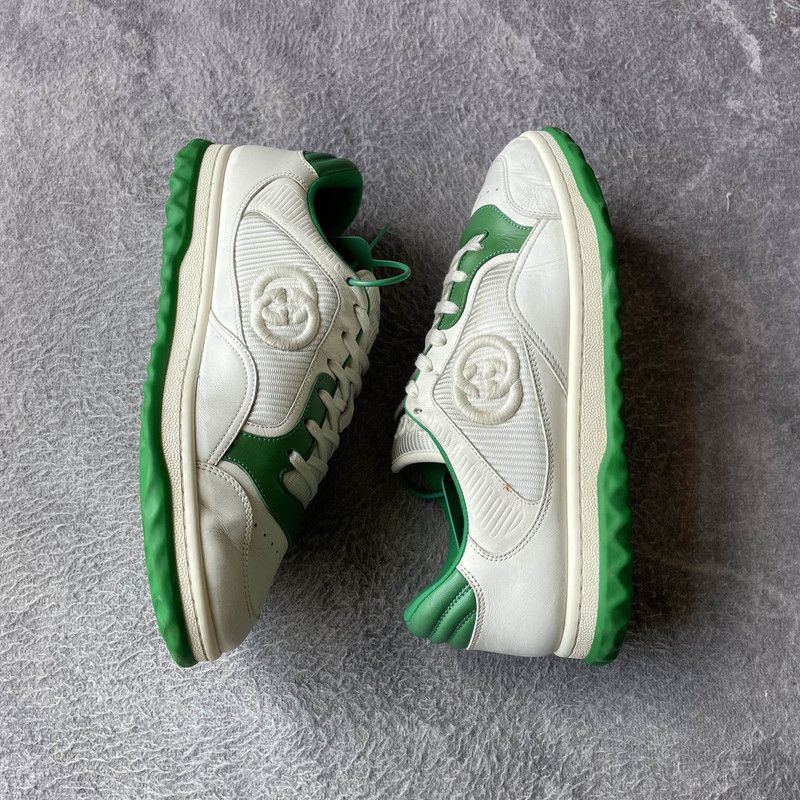 Gucci Gucci MAC80 Low-top Sneakers in White Green 0079 Size US 8.5 / EU 41-42 - 8 Thumbnail