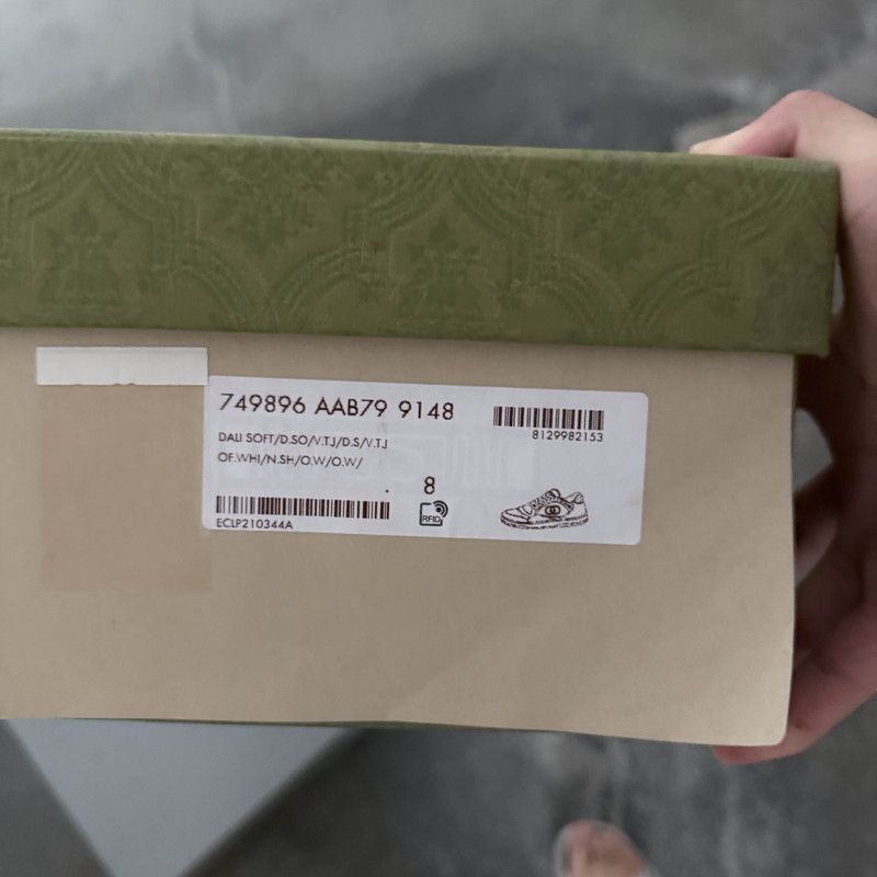 Gucci Gucci MAC80 Low-top Sneakers in White Green 0079 Size US 8.5 / EU 41-42 - 6 Thumbnail