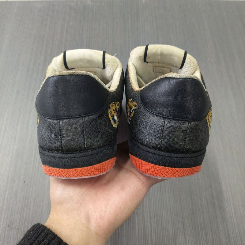 Gucci Gucci Screener Low-Top Sneakers with Tiger Print 0079 Size US 9.5 / EU 42-43 - 3 Thumbnail