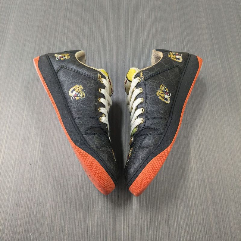 Gucci Gucci Screener Low-Top Sneakers with Tiger Print 0079 Size US 9.5 / EU 42-43 - 11 Thumbnail