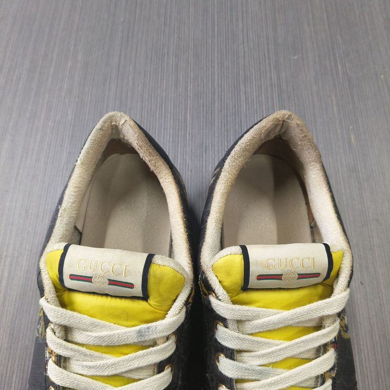 Gucci Gucci Screener Low-Top Sneakers with Tiger Print 0079 Size US 9.5 / EU 42-43 - 13 Thumbnail