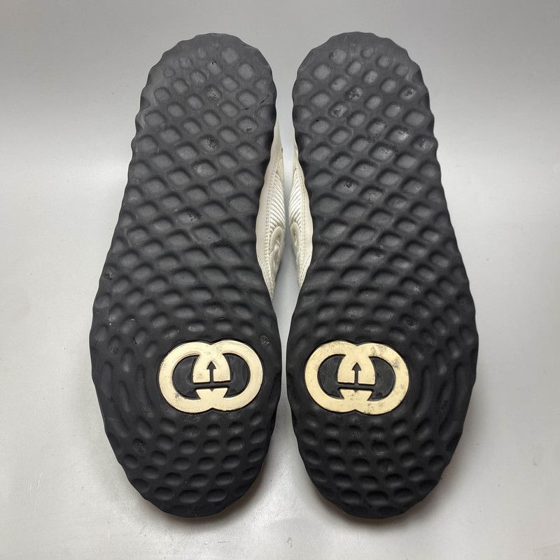 Gucci Gucci MAC80 Leather Low-Top Sneakers for Men 0079 Size US 9.5 / EU 42-43 - 4 Thumbnail