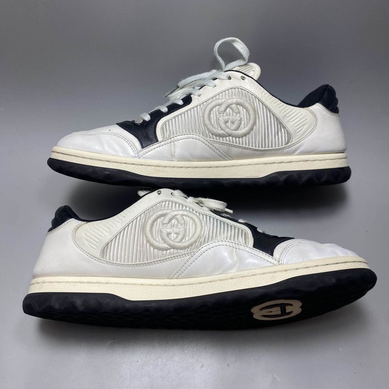 Gucci Gucci MAC80 Leather Low-Top Sneakers for Men 0079 Size US 9.5 / EU 42-43 - 6 Thumbnail