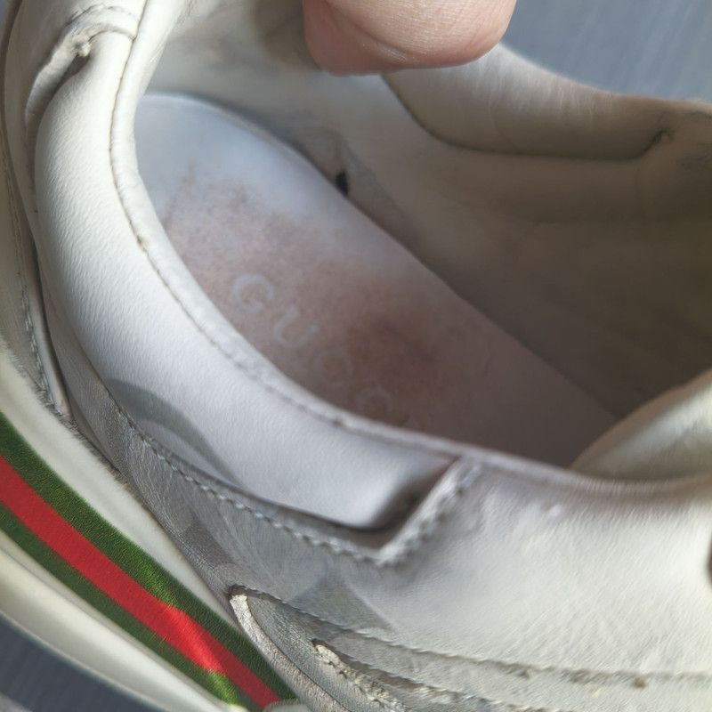 Gucci Gucci Rhyton Logo Dad Sneakers in Ivory 0079 Size US 8.5 / EU 41-42 - 6 Thumbnail