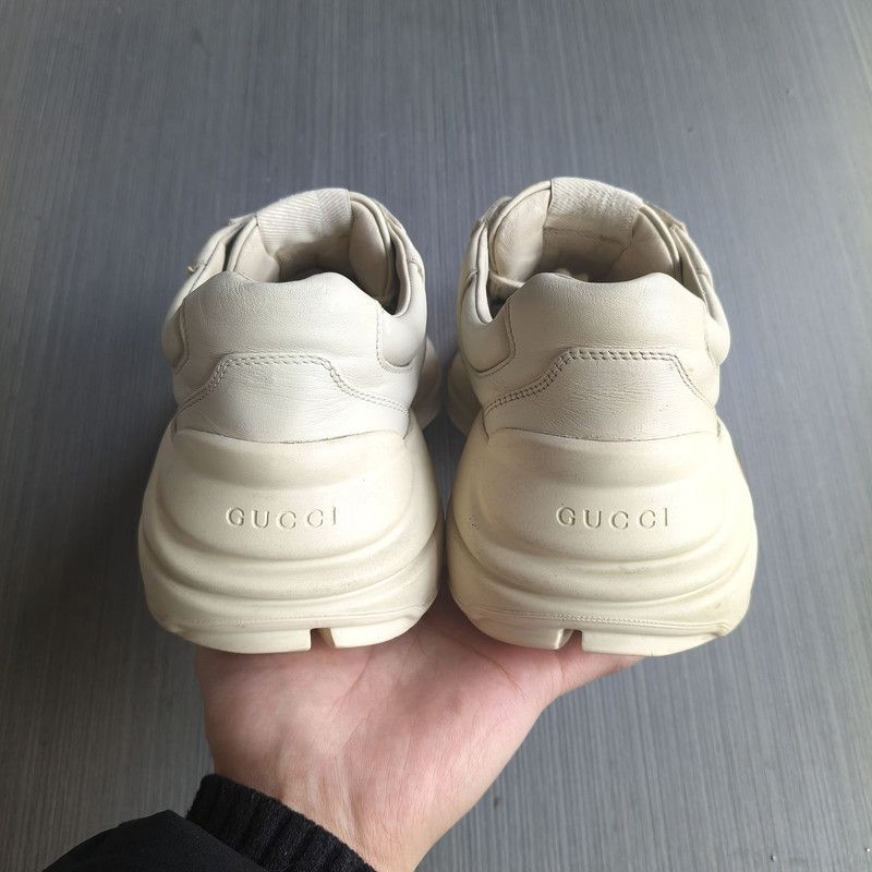 Gucci Gucci Rhyton Logo Dad Sneakers in Ivory 0079 Size US 8.5 / EU 41-42 - 3 Thumbnail