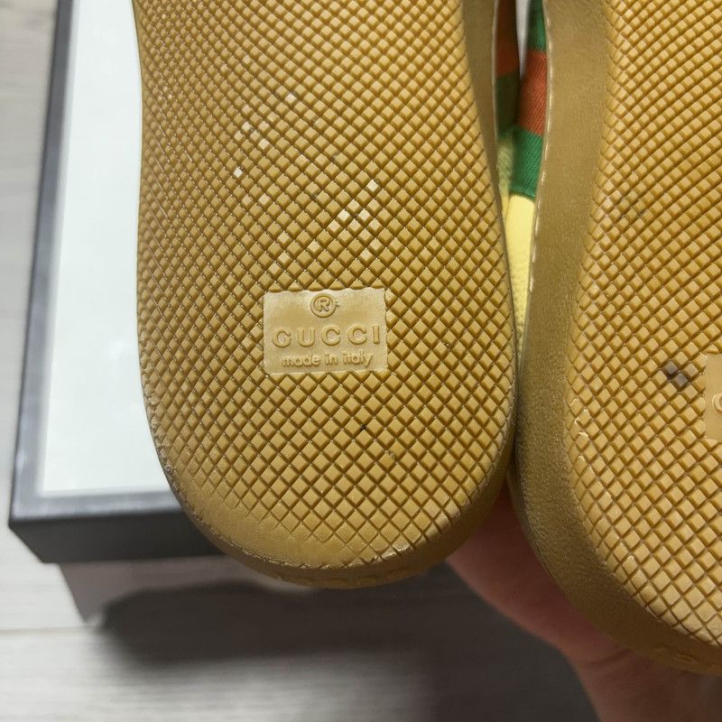 Gucci Gucci G74 Web Leather Low Top Sneakers 0079 Size US 8.5 / EU 41-42 - 8 Thumbnail