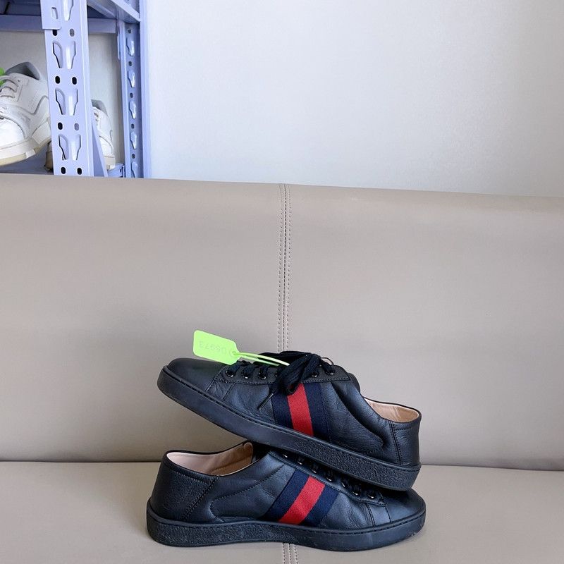 Gucci Gucci Black Low-Top Sneakers for Men and Women 0079 Size US 9 / EU 42 - 5 Thumbnail