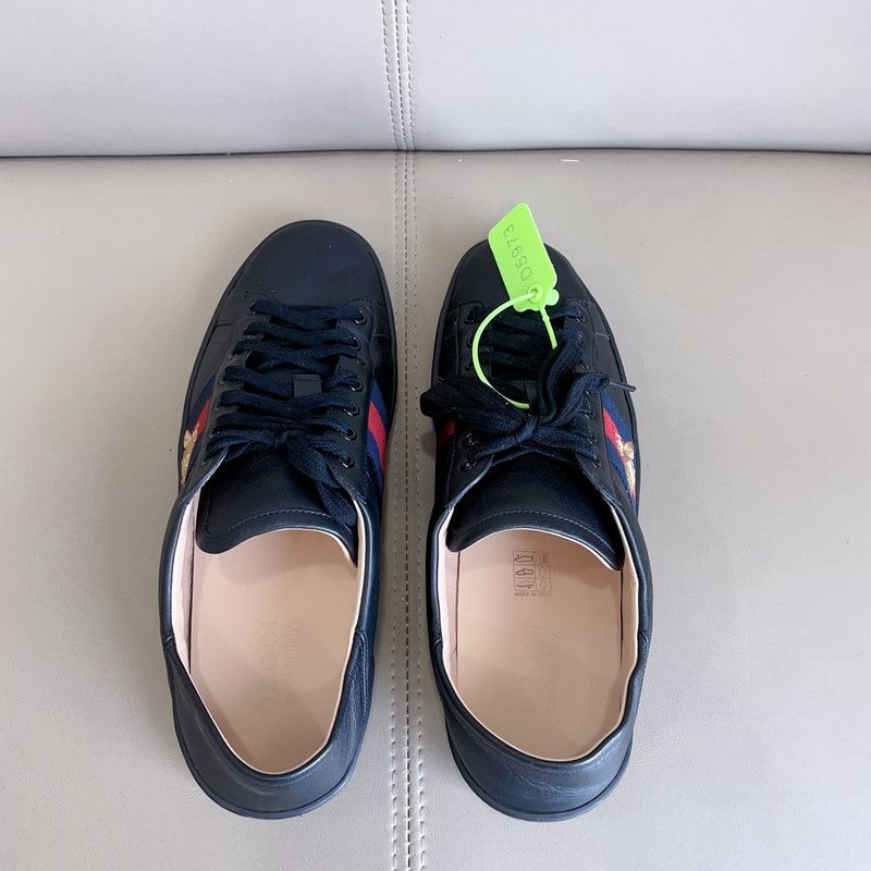 Gucci Gucci Black Low-Top Sneakers for Men and Women 0079 Size US 9 / EU 42 - 4 Thumbnail