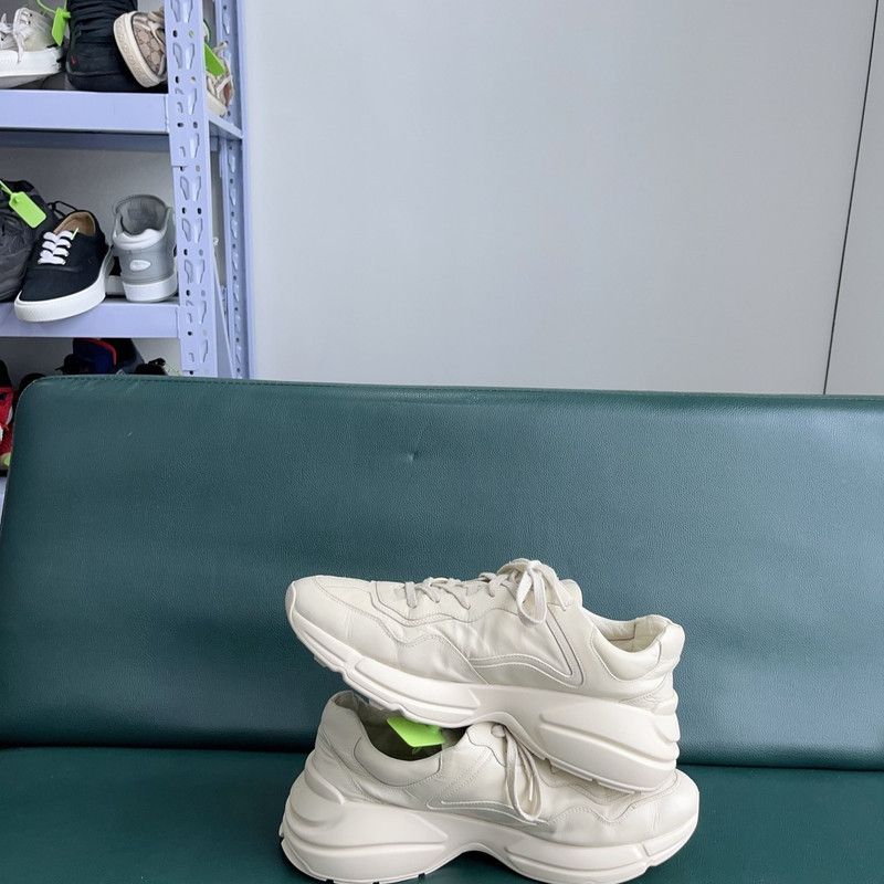 Gucci Gucci Rhyton Logo Low-Top Dad Sneakers 0079 Size US 10.5 / EU 43-44 - 5 Thumbnail
