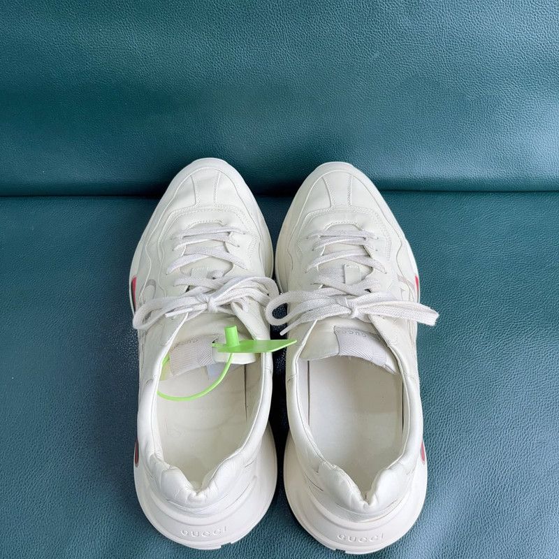 Gucci Gucci Rhyton Logo Low-Top Dad Sneakers 0079 Size US 10.5 / EU 43-44 - 4 Thumbnail