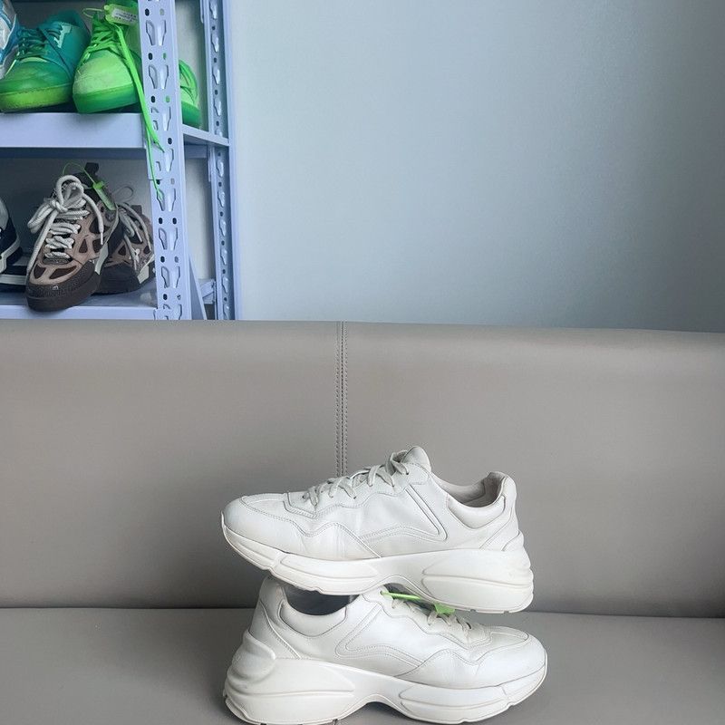 Gucci Gucci Rhyton Logo Low-Top Dad Sneakers 0079 Size US 10.5 / EU 43-44 - 7 Thumbnail