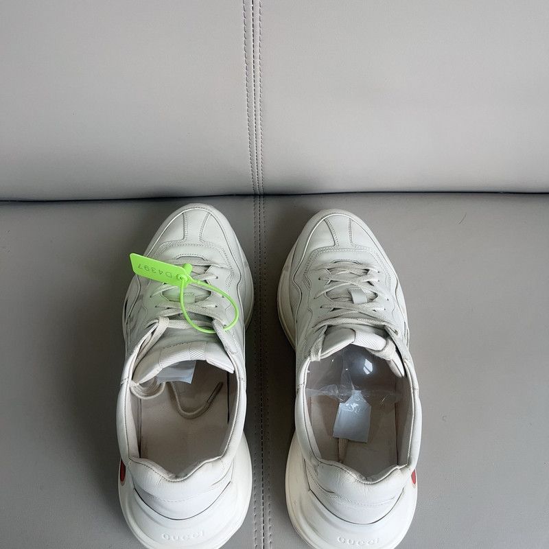 Gucci Gucci Rhyton Logo Low-Top Dad Sneakers 0079 Size US 10.5 / EU 43-44 - 6 Thumbnail