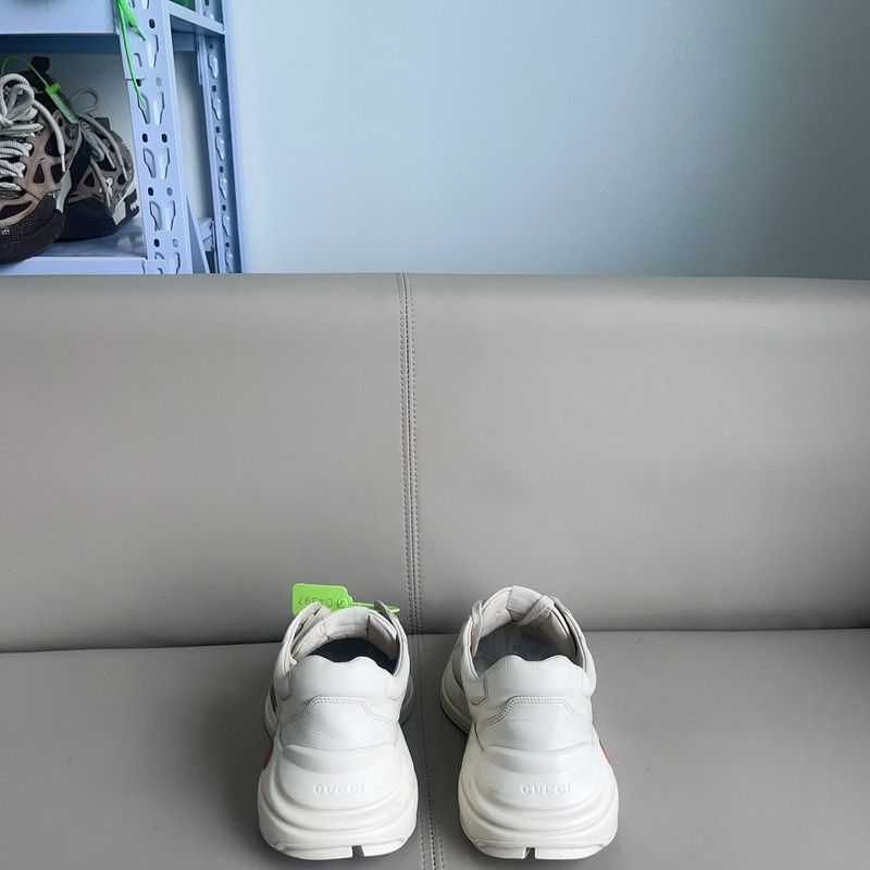 Gucci Gucci Rhyton Logo Low-Top Dad Sneakers 0079 Size US 10.5 / EU 43-44 - 3 Thumbnail