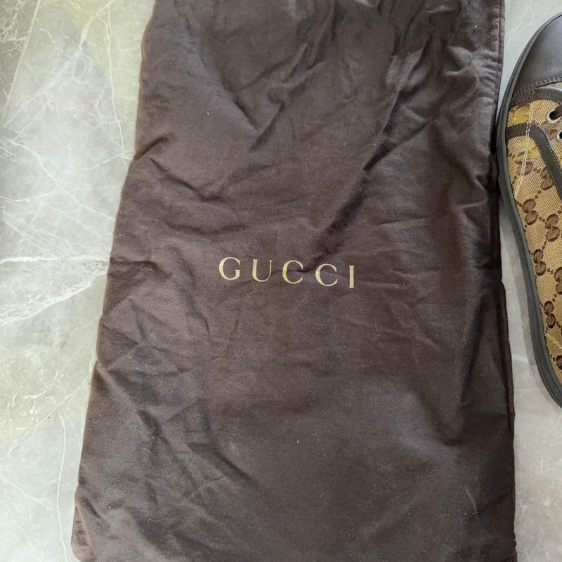 Gucci Gucci Brown Casual Sneakers for Everyday Wear 0079 Size US 5.5 / EU 38 - 6 Thumbnail