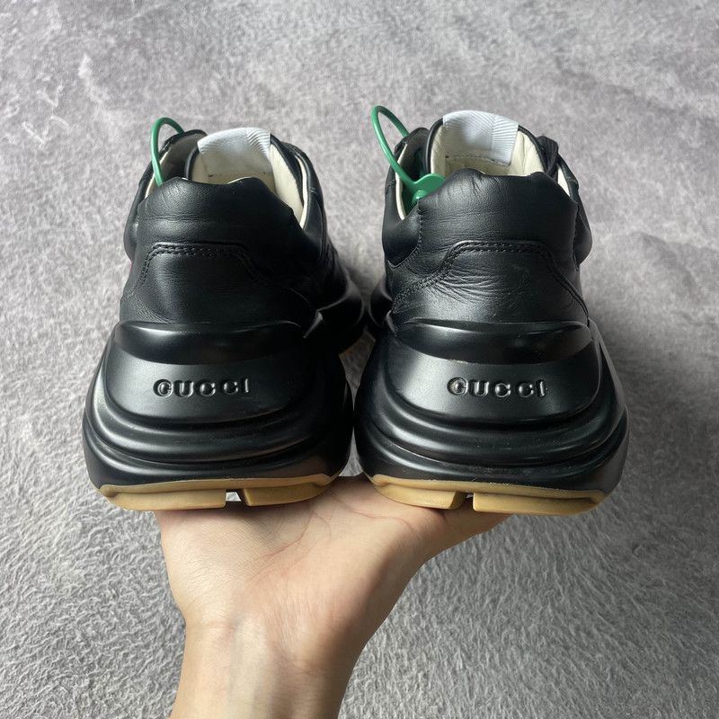 Gucci Gucci Rhyton Retro Casual Low-Top Sneakers for Men 0079 Size US 8.5 / EU 41-42 - 3 Thumbnail