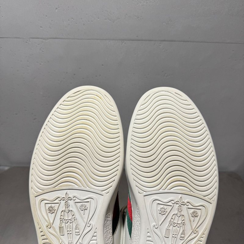 Gucci Gucci Ace Striped Fashion Sneakers for Men 0079 Size US 8.5 / EU 41-42 - 11 Thumbnail