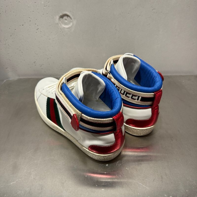 Gucci Gucci Ace Striped Fashion Sneakers for Men 0079 Size US 8.5 / EU 41-42 - 10 Thumbnail