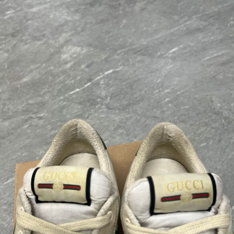 Gucci Gucci Screener Fashion Sneakers in Gray Green 0079 Size US 8 / EU 41 - 11 Thumbnail